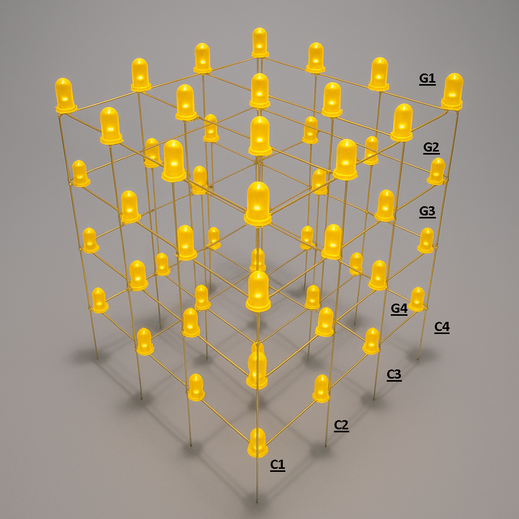 LED Cube Diagram Placeholder